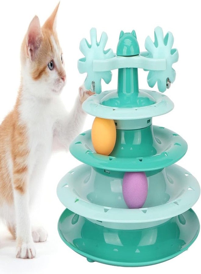 BohoBark Interactive Cat Toy Roller with 4 Levels and 3 Colorful Balls - Promotes Mental and Physical Exercise for Kittens - Image 2